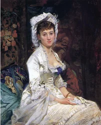 Kvinde i hvidt, 1879